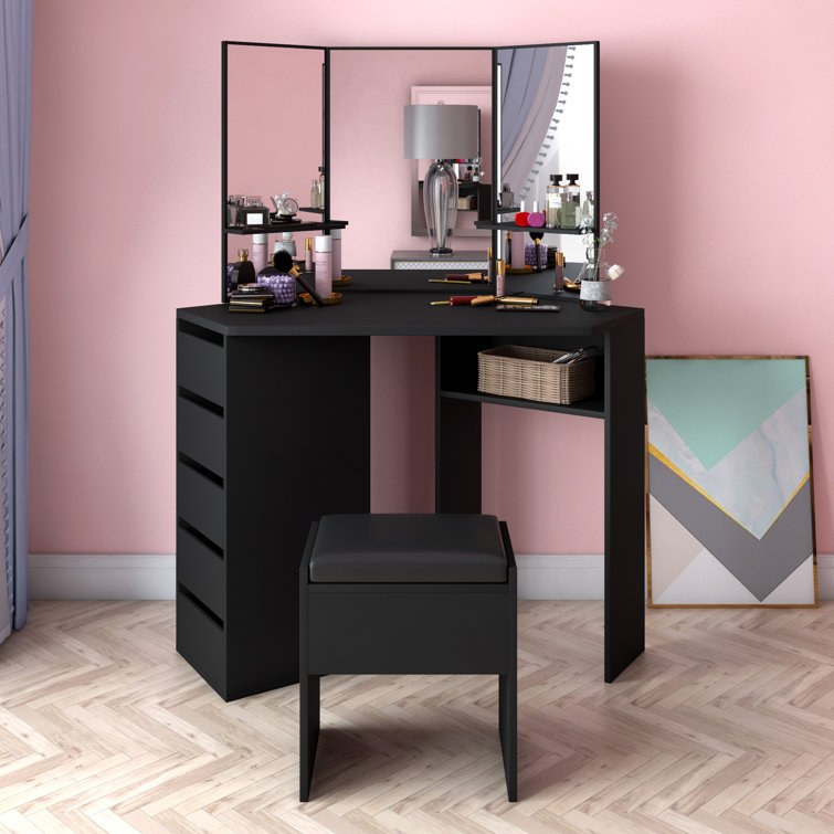 Wayfair black outlet dressing table